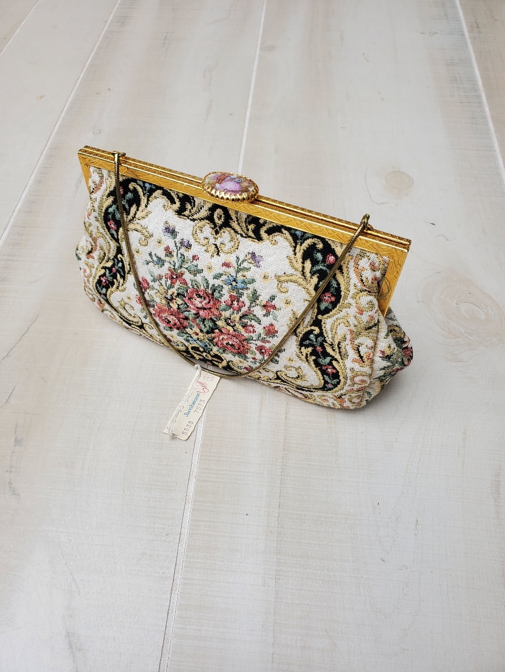 Nwt Floral Tapestry Satchel From Jacobsons - Picture 7 of 7